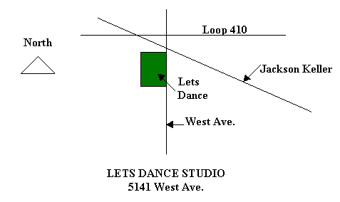 Map for Let's Dance