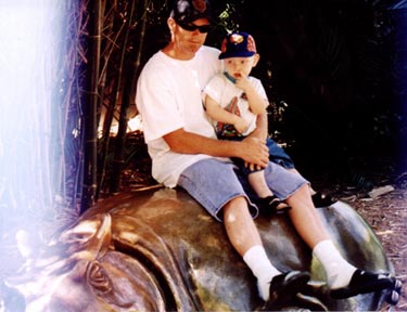 Dale and Daddy on Hippo