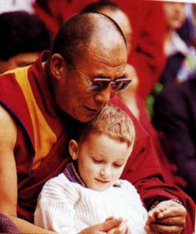 John with Dali Lama, age 12