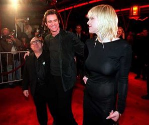 Jim Carrey, Danny DeVito and Courtney Love