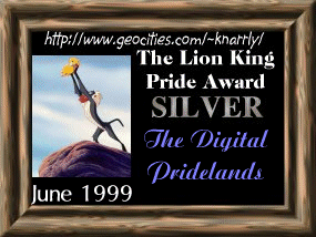 The Lion King Pride Award