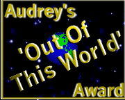 Audrey's Out Of This World Award