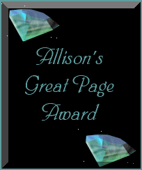 Allison's Great Page Award!