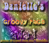 Danielle's Groovy Site Award!