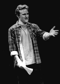 Damon Herriman performs `Am I Your Dream?' at the Wharf Theatre, Sydney, for the Sydney Theatre Company.