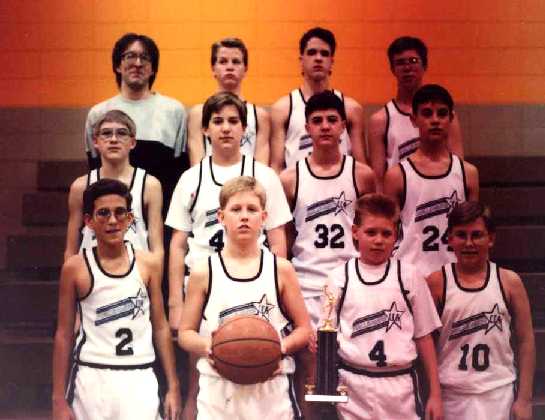 Me on the CCA basketball team in 8th grade