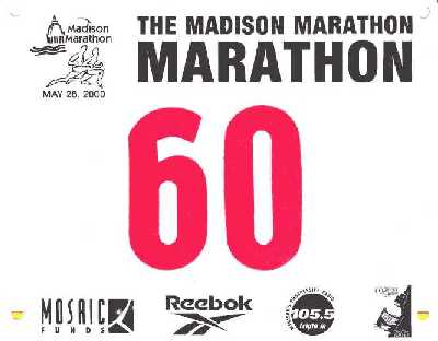 My marathon number