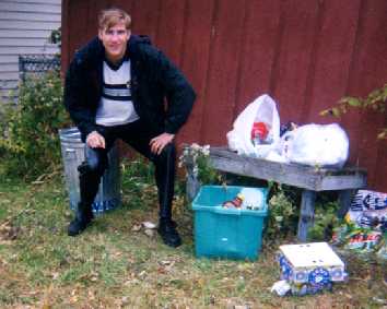 If you have to use the bathroom, don't rule out garbage cans