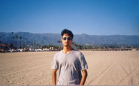 Arif at the Beach!