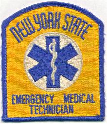 NY EMT patch