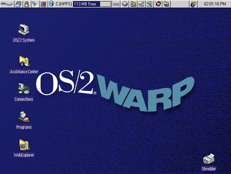 my Warp 4 desktop