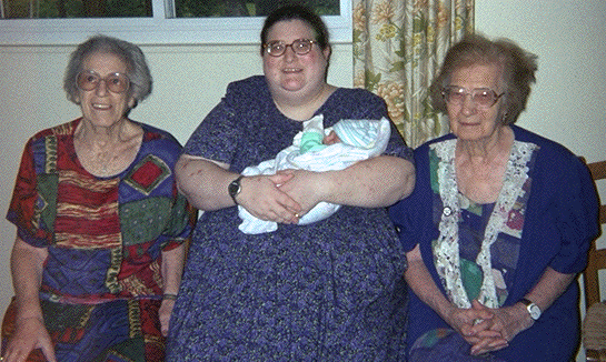 Ari, Great Grandma, & Nana