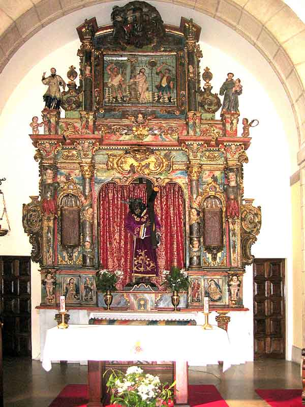 Retablo de la Capilla del Cristo. Ahora en la Ermita del Ecce Homo de Norea