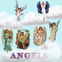 made with angel and cloud tubes and a font called Angels