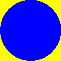 blue circle