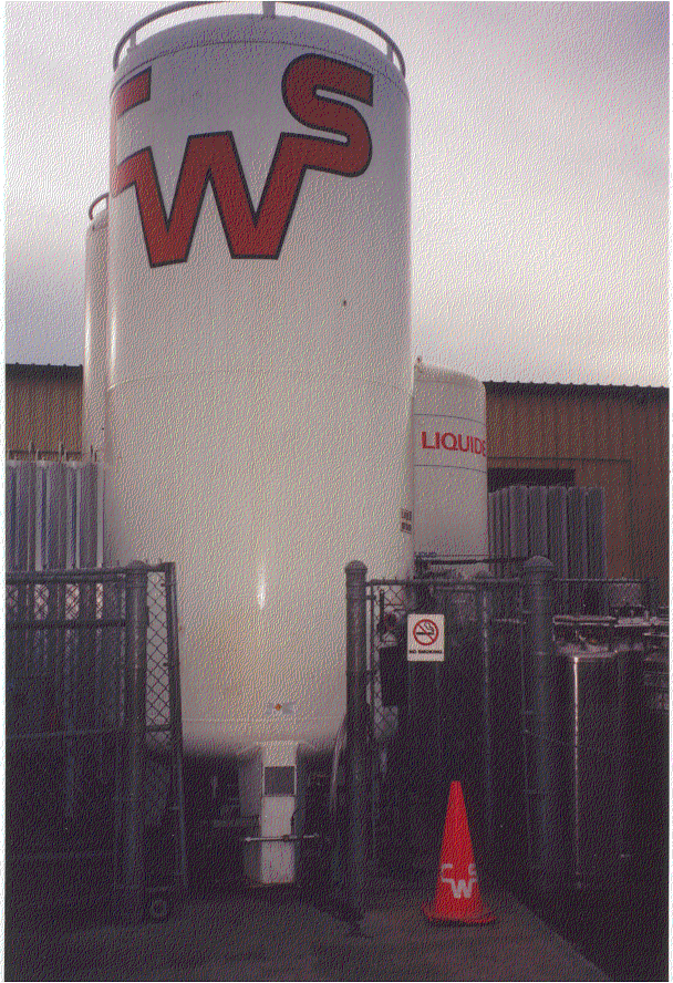 Liquid Oxygen Bulk Tank