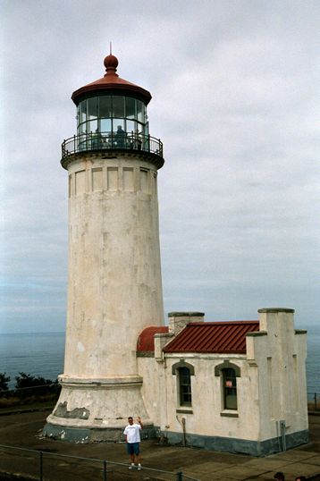 Historical lighthouse on the SW Washington Coast