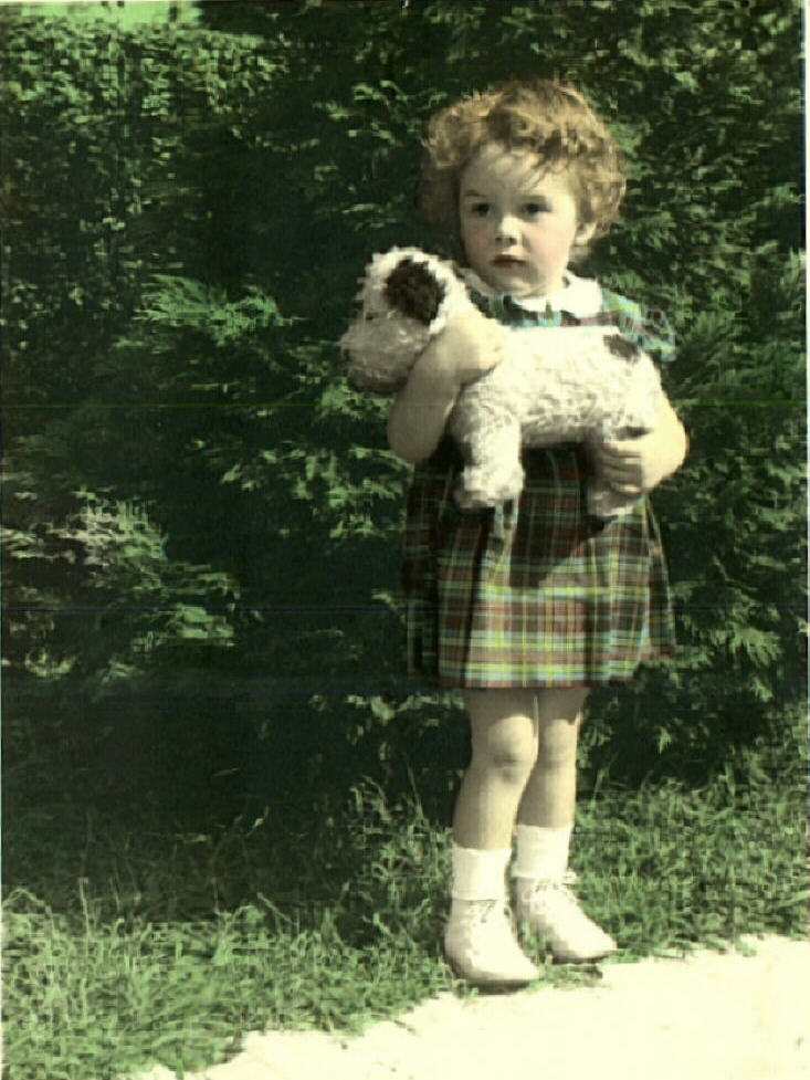 Carole as a little girl. I love this picture. I think the beauty of her soul shines through.