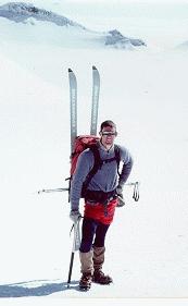 Richard on Mt Ruapehu