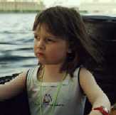 May'99 On a boat (such a serious girl:-)