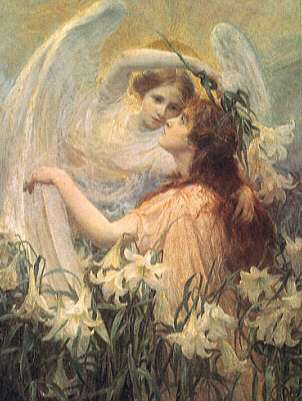 Angel with Lily