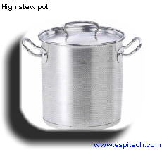 Stainless steel cookware- High stew pots.