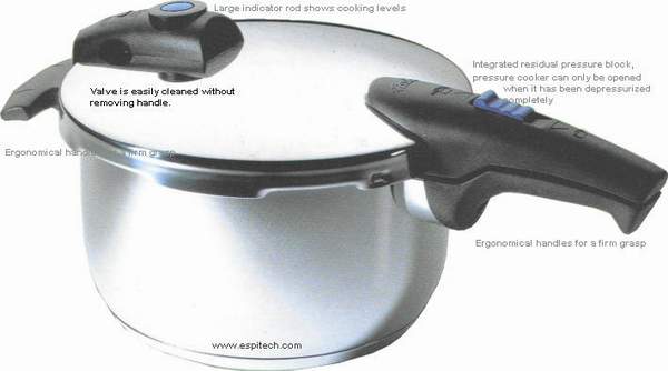 Fissler Blue Point Pressure Cooker Stainless Steel Made In Germany