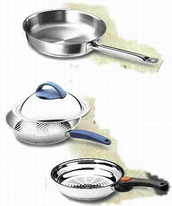 Fissler Stainless Steel Fry Pans, Skillet, Fry and Serve Pans