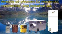 MULTIPLE PURPOSE ALLERAIR AIR PURIFIERS AIR CLEANERS AIR SCRUBBERS AIR FILTRATION SYSTEMS