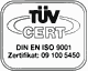 Industrial Standard EN ISO 9001, as certified by the TV Zertifizierungsgemeinschaft e.V., TV Cert.