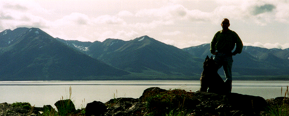 Sa Dee and me along Turnagain Arm, Alaska.