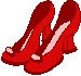 red shoes