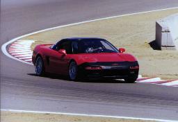 on-track at Laguna Seca