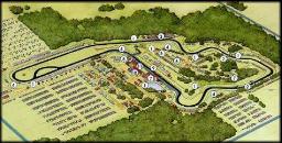 Mid-Ohio: 15 turn, 2.4 mile road course