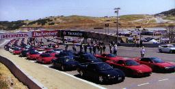 parade laps at Laguna Seca