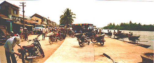 The river port at Hoian