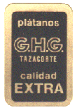 pltanos G.H.G. TAZACORTE - calidad EXTRA N 1