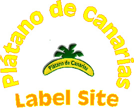 Platano de Canarias Label Site (titulo)