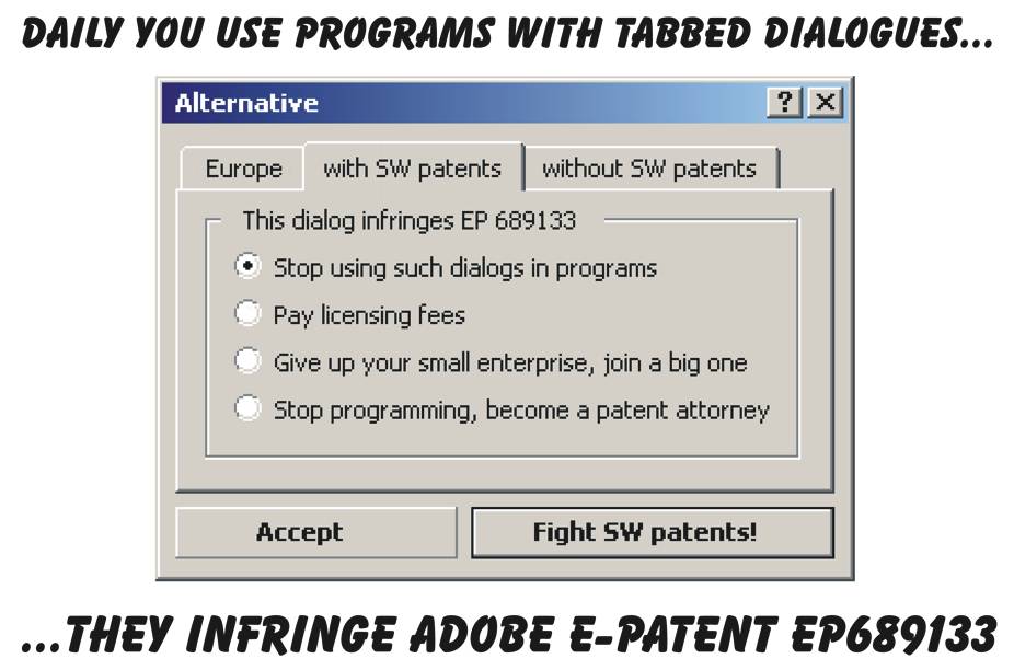 Fight software patents!