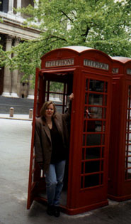 Susan outside St Paul's