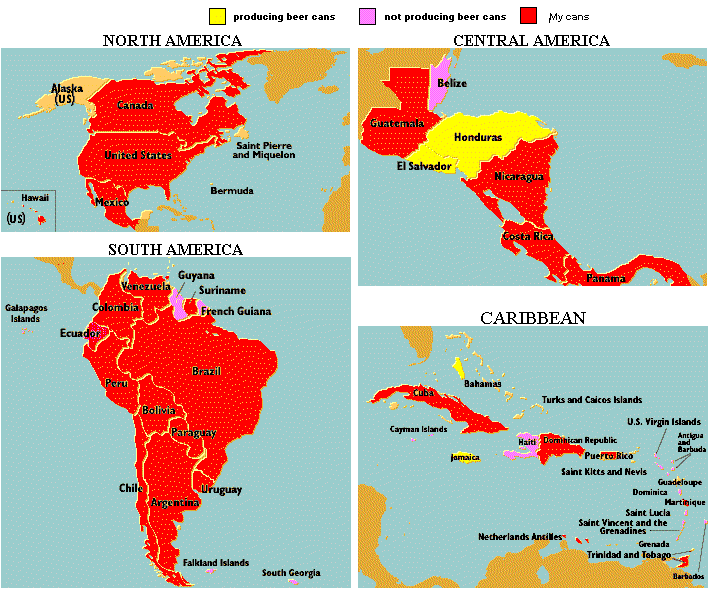 MAPA AMERICA