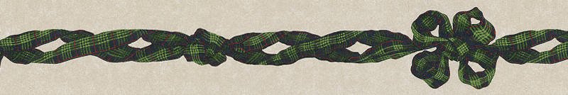 tartan ribbon top border