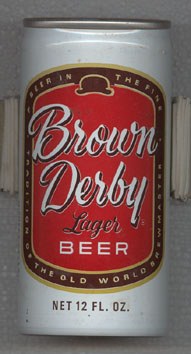 Brown Derby Lager Beer, 12 oz.