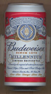 Budweiser Millennium can