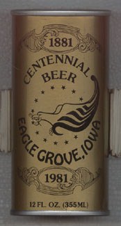 Eagle Grove Centennial Beer