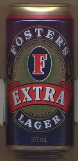 Foster's Extra Lager, 375mL