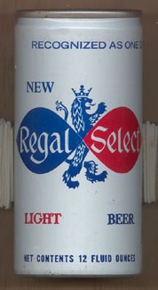 Regal Select Light Beer, 12oz