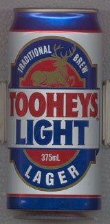 Tooheys Light Lager, 375mL