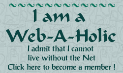 Are YOU a Web~a~Holic?