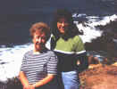 Angela and Grandma along the coast near Bodega.